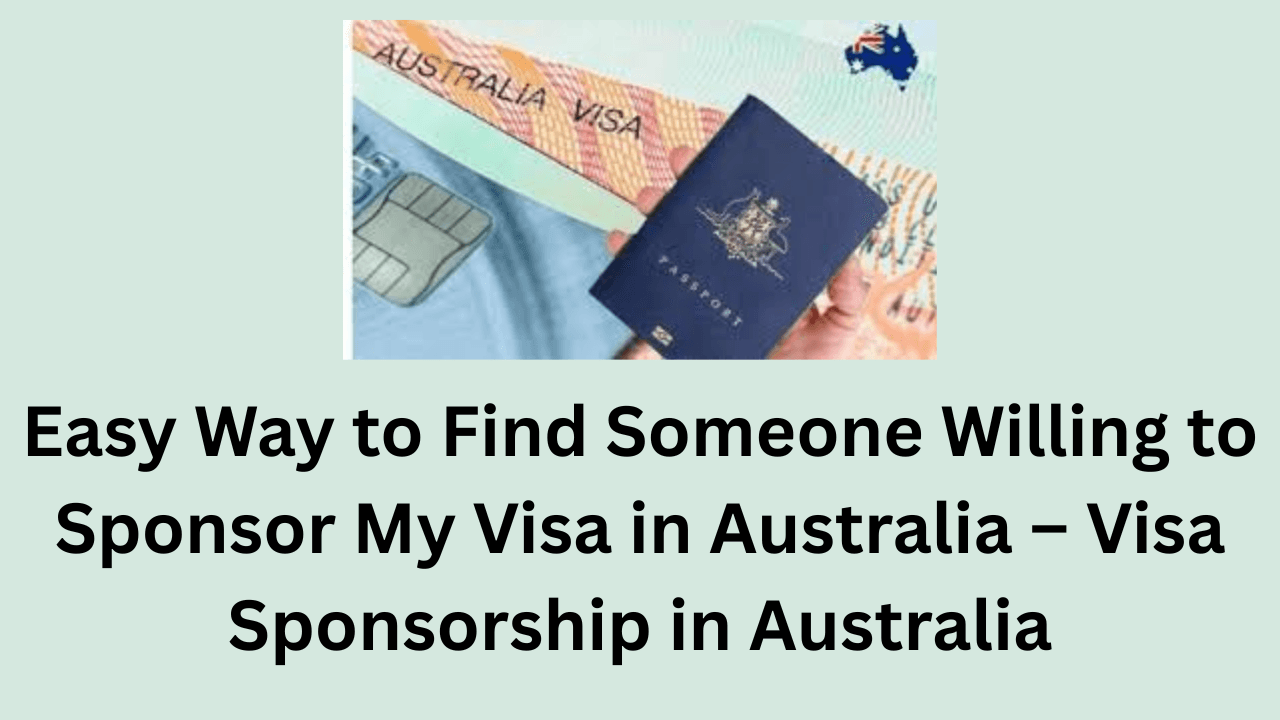 Visa Sponsorship in Australia